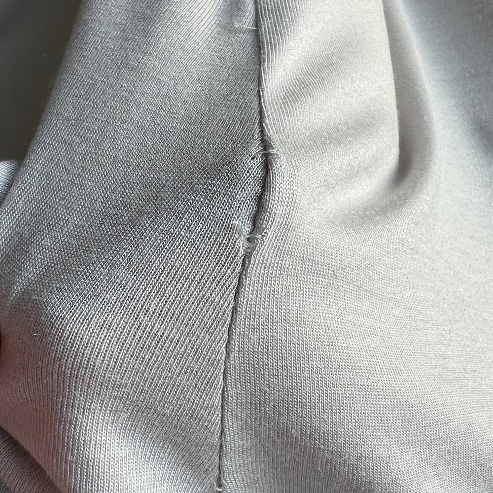 Express Silver Strapless Bandeau Top With Sequin Detail And Empire Waist Sz M - Picture 7 of 7